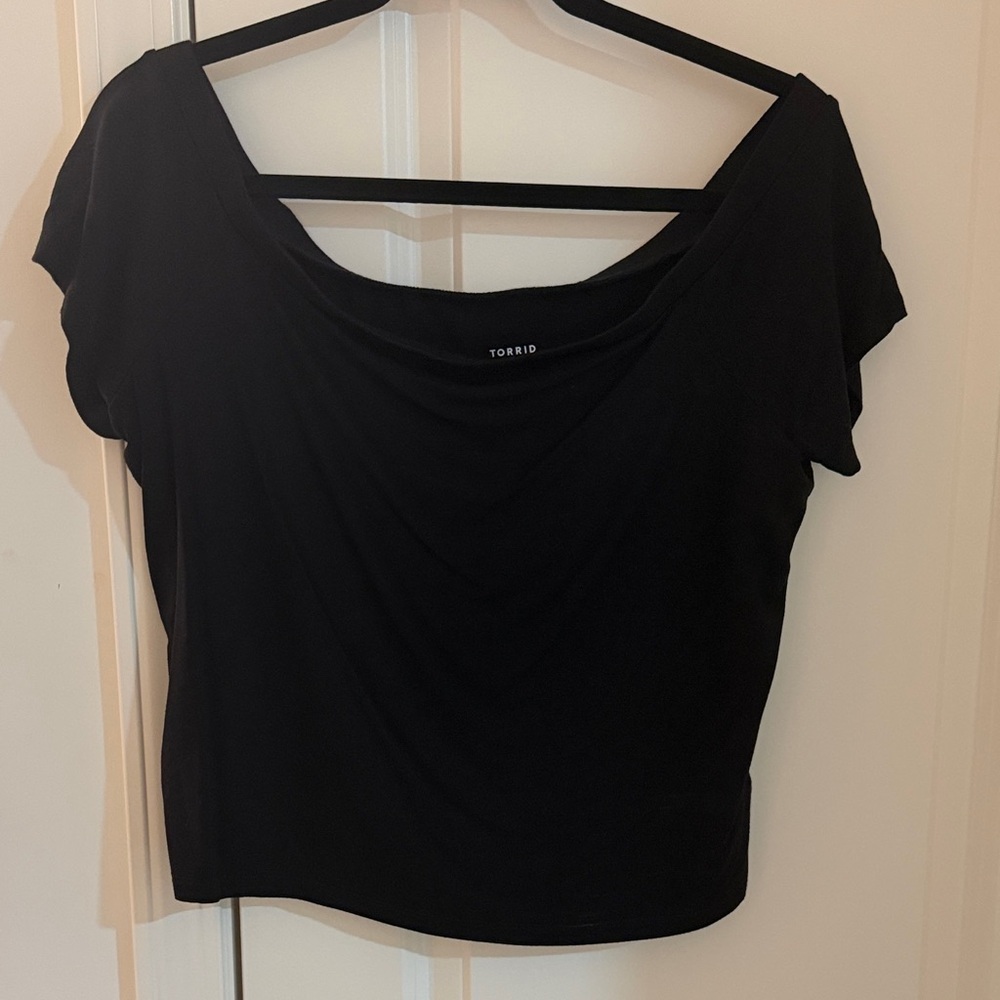 Torrid Black Crop Top